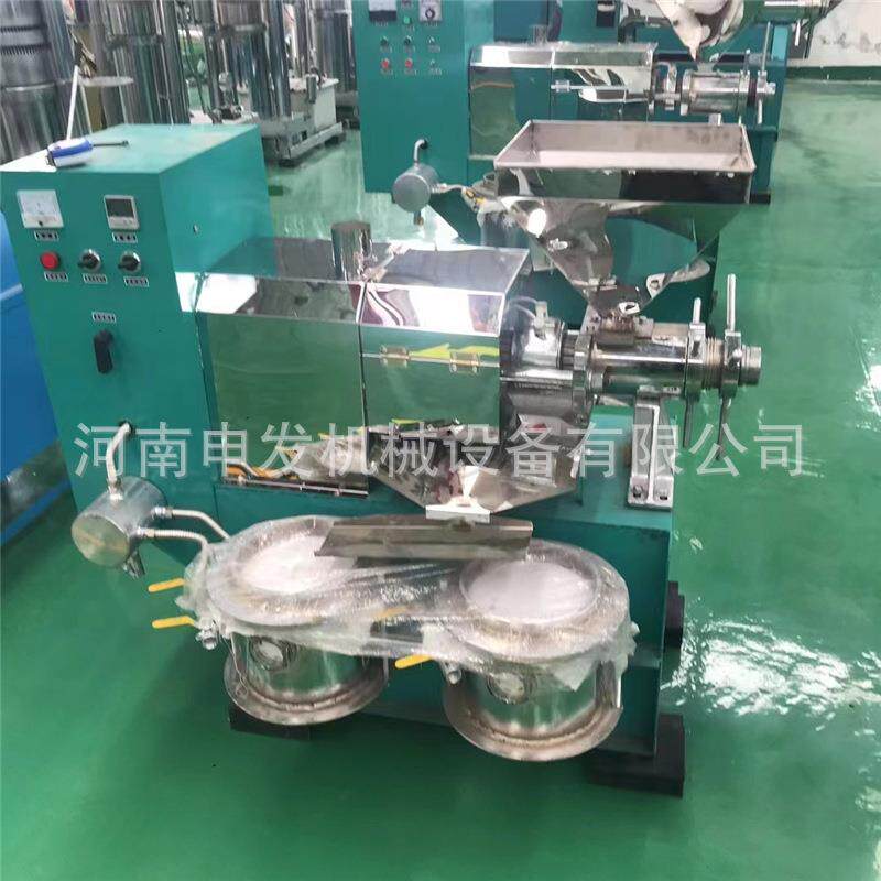 全压自动全榨油新款螺旋UIV榨油机多功能油坊核桃花套液压榨生油