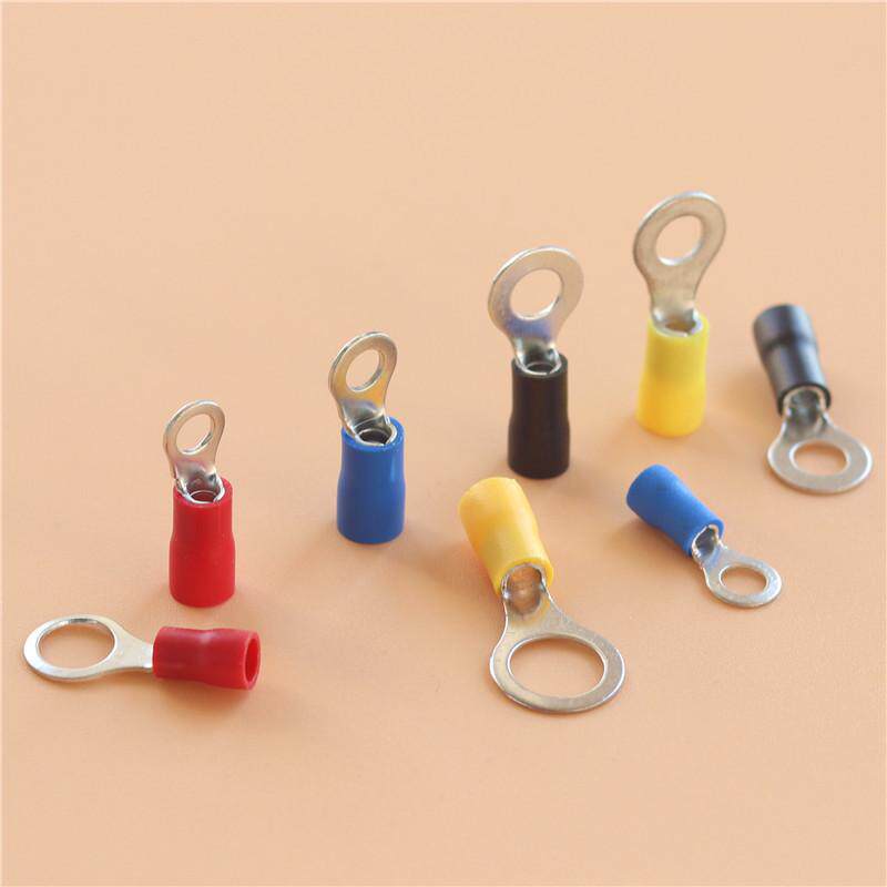 RV1.25-3.2冷压接线端子RV2-4圆形预绝缘端子 O型环形RV2-6铜线耳
