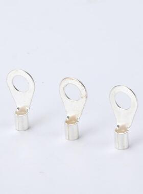 国产o0t4-6黄紫ZZQ铜鼻子圆型裸端压头冷接线端裸端子1子00只