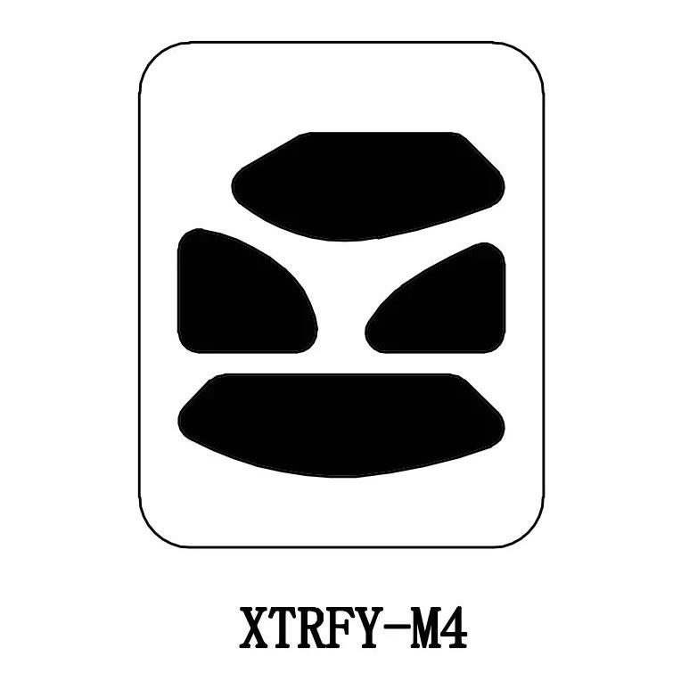 虎符脚贴适用于 Xtrfy Project4 M4 弧边 鼠标足贴 电竞鼠标脚垫