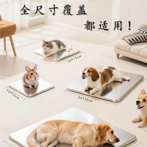 夏天宠物消暑专用散热不锈钢板龙猫仓鼠降温神器散热垫板