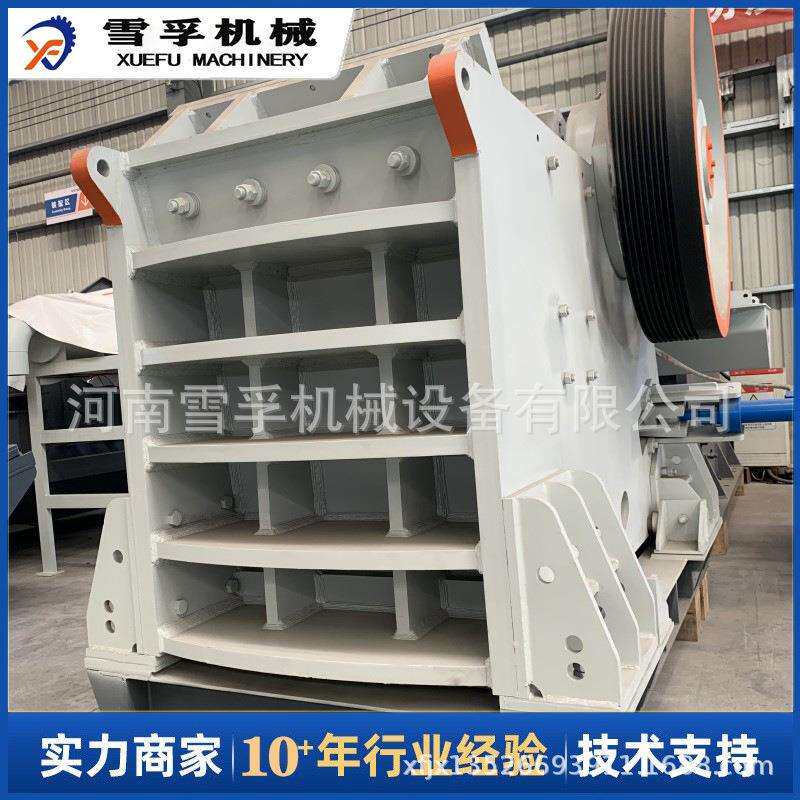 粗细鄂破碎站砂石生产线 炉渣青石花岗岩鄂式破碎机 破碎力大