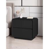 正品 奶油风智床头柜卧现实代简约全木室能轻奢高级感超极窄小型多