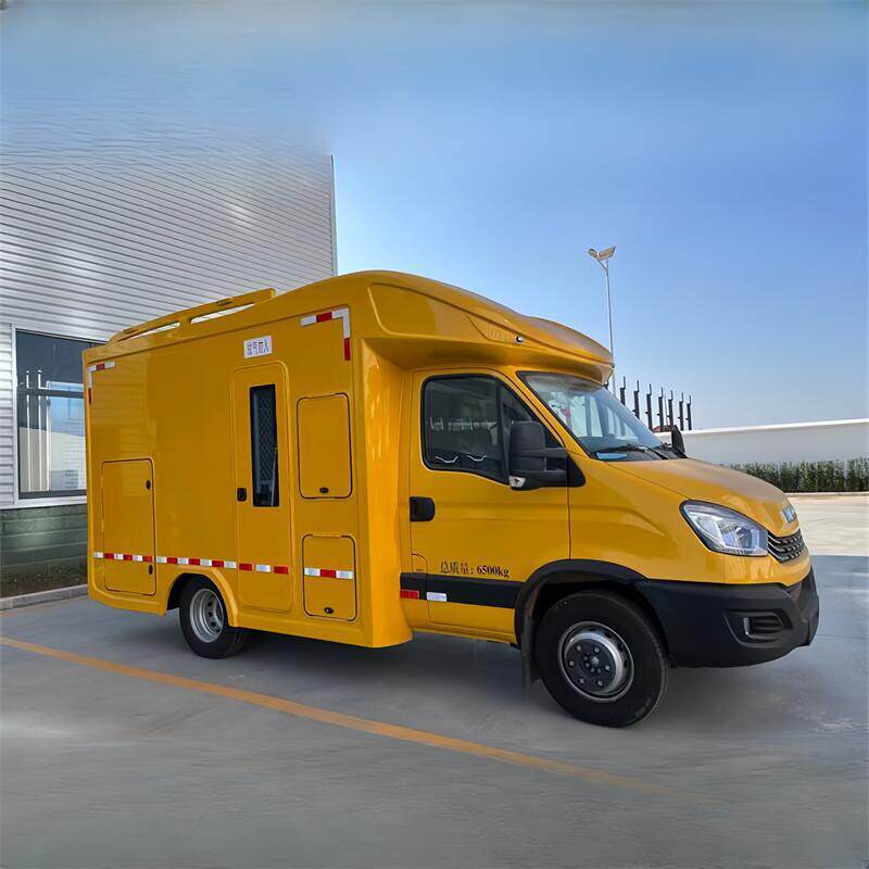 车载50kw120kw静音发电机组移动应急供电电源车应急照明电源车