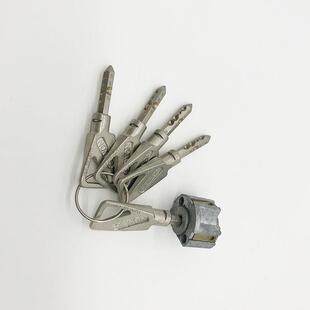 新款直销卫生间玻璃门锁芯家用文件柜卧室门锁配件保险柜铜质六角