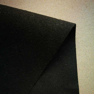 厂家供应 双面黑色触屏导电革 绒面加热鼠标垫 导电超纤革 手套革