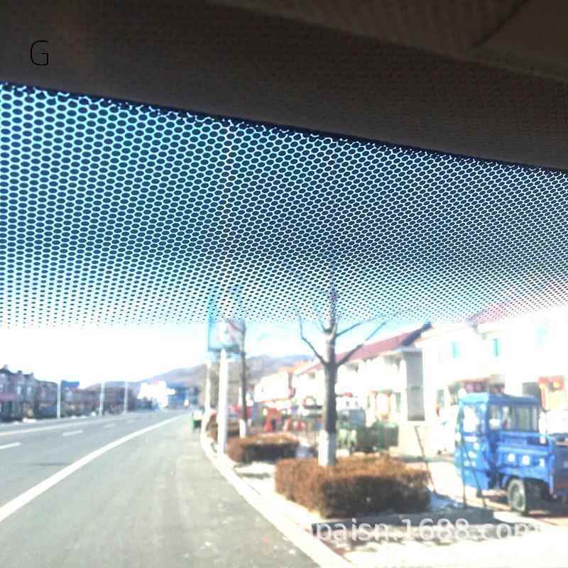 汽车前挡玻璃贴膜遮阳防晒前挡滤光膜滤光带静电贴免胶可移除渐层