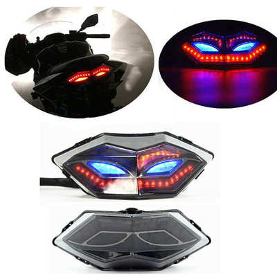 适用川崎NINJA300/250/250R 13-17年改装LED后尾灯转向刹车灯一体