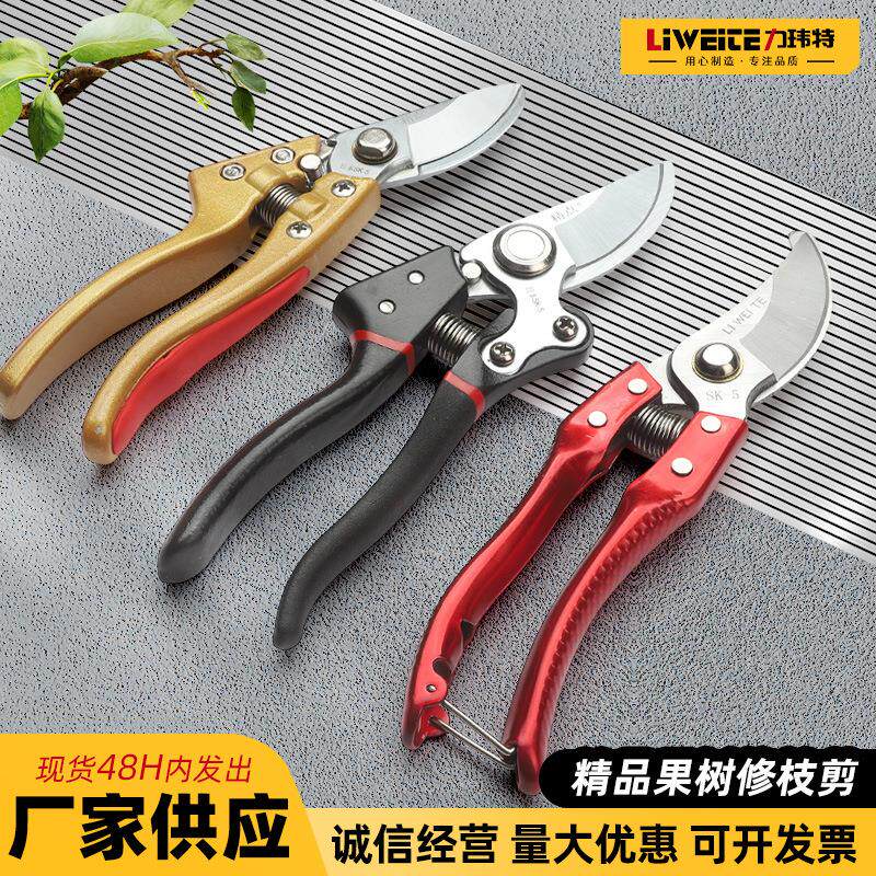 精品果树修枝剪园艺剪刀剪树枝专用园林修剪果树修枝花艺修剪粗枝图片