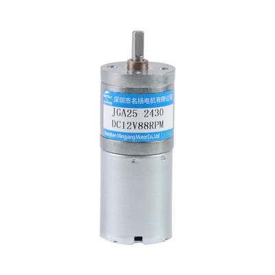 微型直流减速电机12V24V低速大扭力齿轮小马达JGA25-2430无刷电机