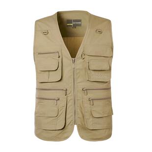 multiple pockets for vest outdoor size with large Male and