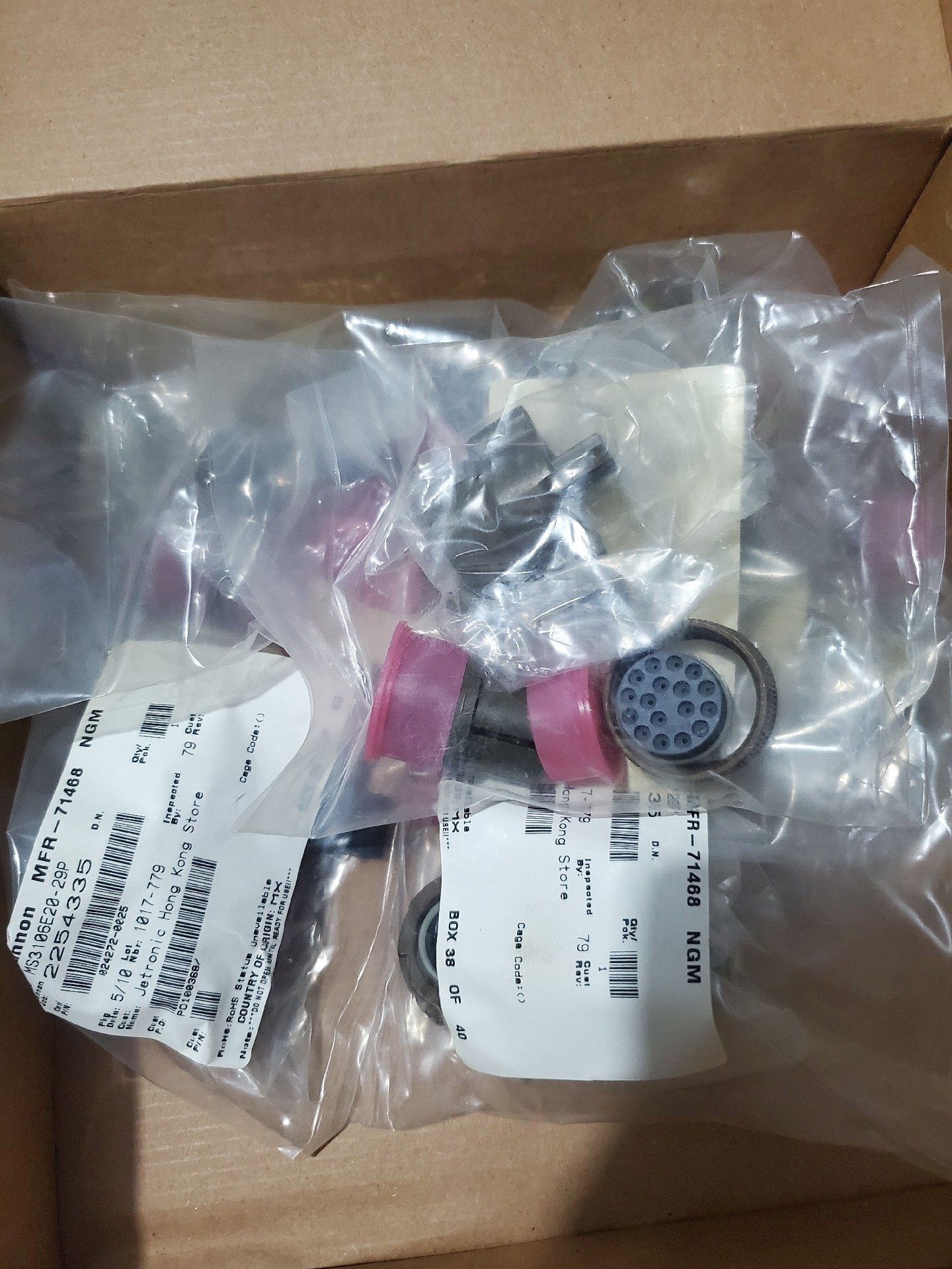 美国MS3106E20-29P itt cannon MFR