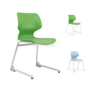 四脚移动会议椅办公室椅客户接待椅木脚椅学生上课椅塑钢椅吧台椅