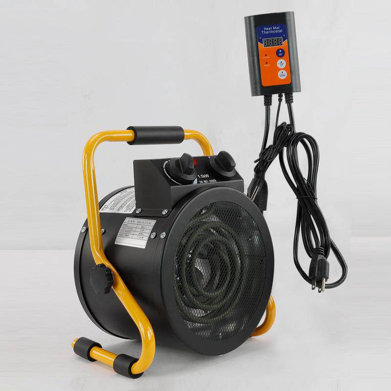 MGDJ-1.5KW工业暖风机220V家用电暖气带温控电热暖风机小型取暖器