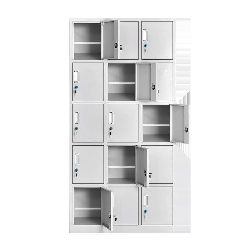 更衣柜宿舍储物柜浴室换衣柜存包柜工厂带锁碗柜鞋柜钢制员工铁皮