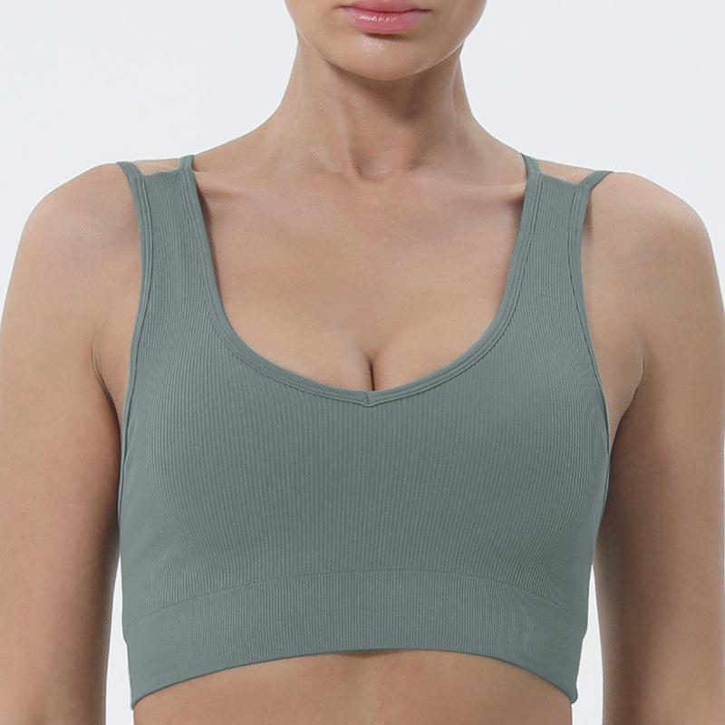 sports bra vest side vest collection fitness shockproof