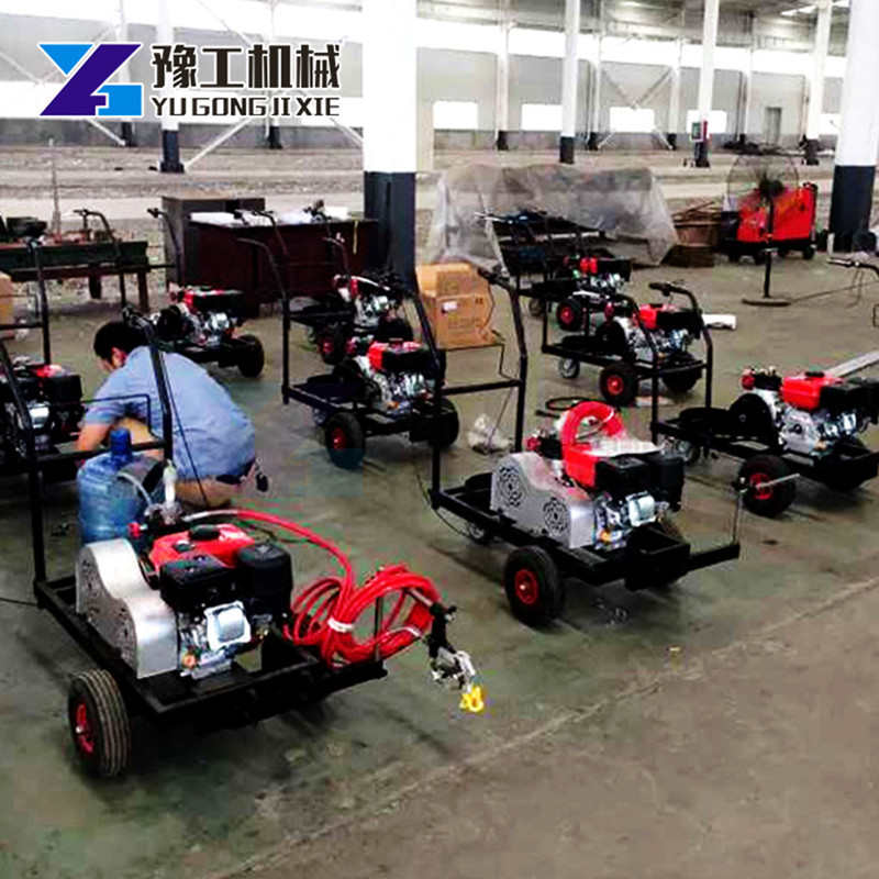 热熔划线一体机 马路公路标线机 手推式道路划线设备 热熔划线机