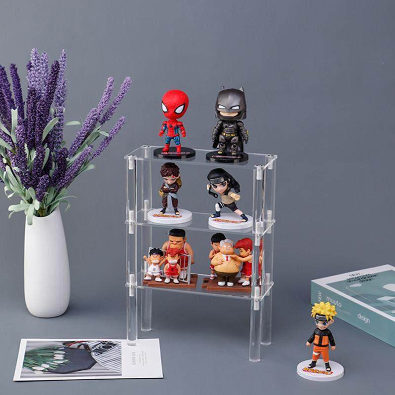 模型盲盒垂直阶梯分层展示架多层模型公仔陈列架玩具汽车饰品收纳