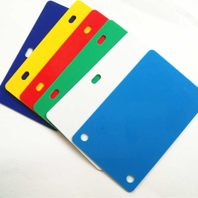 防水PVC光缆标牌54x86电缆挂牌证卡打印机用空白免撕膜500个/盒