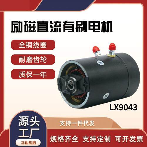 12v1.6w24v2.2w大功率汽车尾板油泵液压动力元有刷直流电机