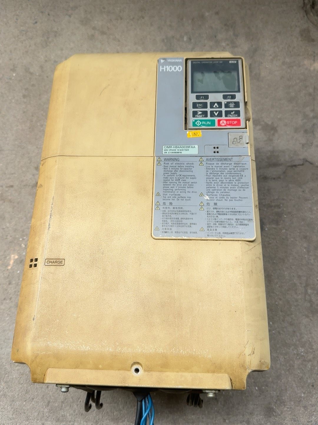 安川H1000  15kw/18.5kw  变频器测