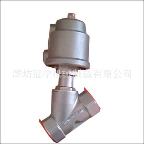 不锈钢头角座阀 Y型角座阀 DN50-80双作用角座阀 蒸汽角座阀