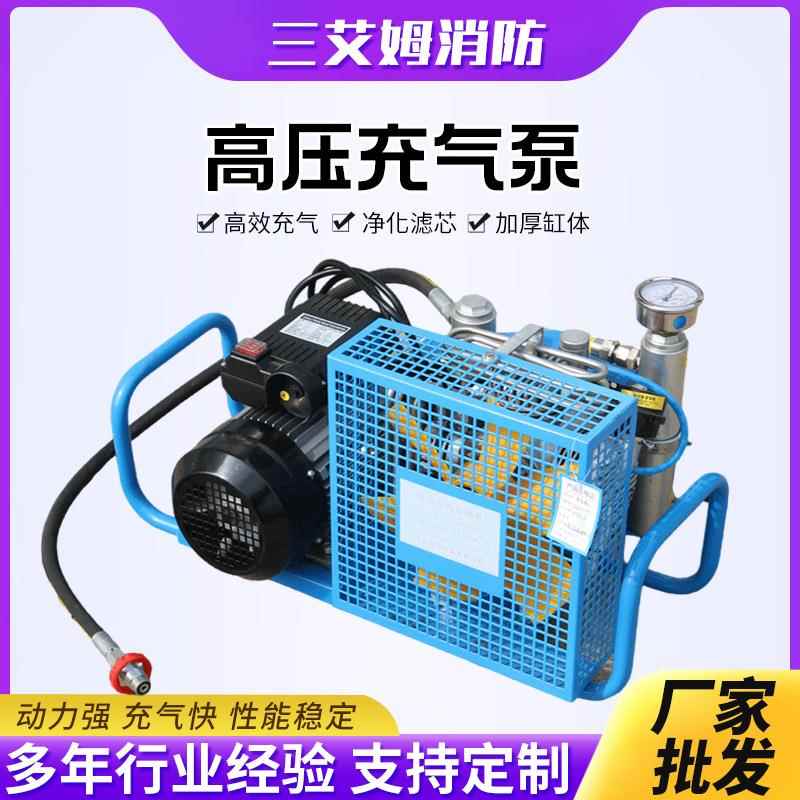 供应正压式消防空气呼吸器充气泵高压打气泵空气压缩机30mpa