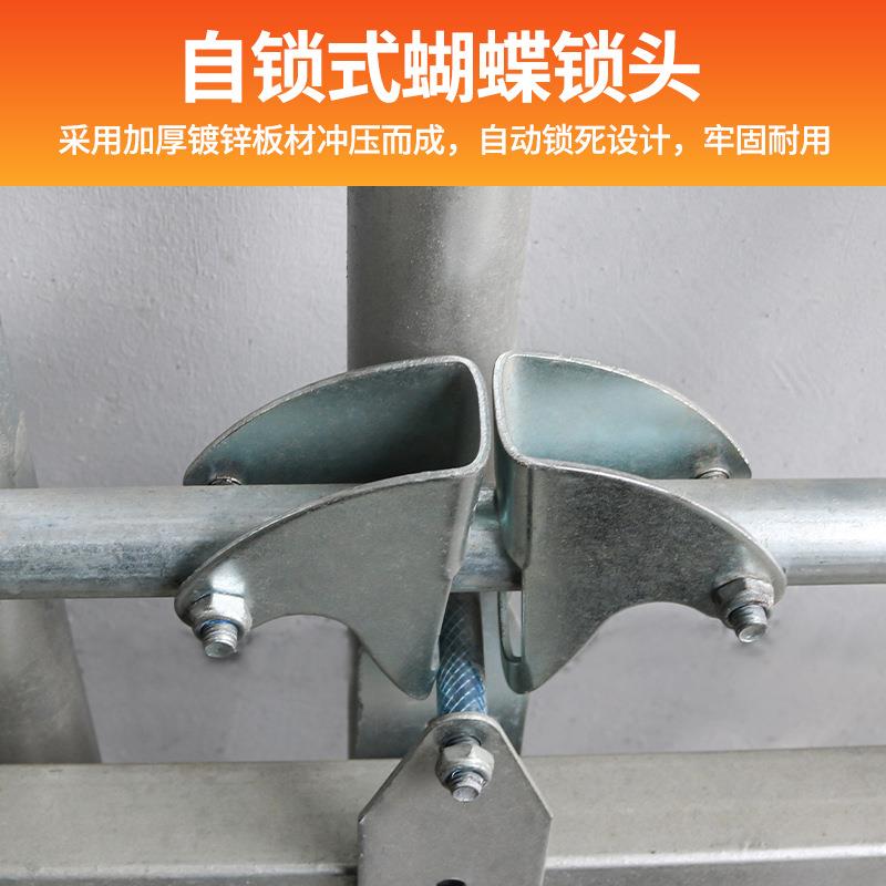加厚自锁式牛颈枷单开活位牛颈夹双开热镀锌牛脖夹牛场用定位栏