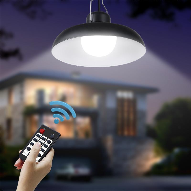 22新款太0阳能YH1001吊灯 工矿灯户外工地挂灯LE悬D室外大功率高3