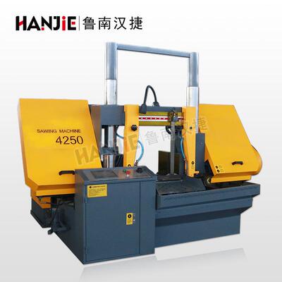锯床厂家GB4250金属带锯床锯切500mm卧式带锯床金属4250锯切机