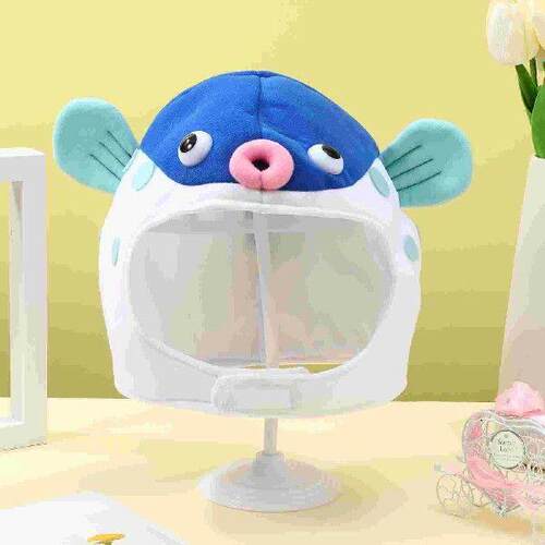 Puffer Fish Hat Funny Headwear Plush Cap Costume Kid