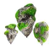 众乐防真漂浮石人工阿凡达水草鱼缸悬浮石头莫斯石头水族造景装 饰