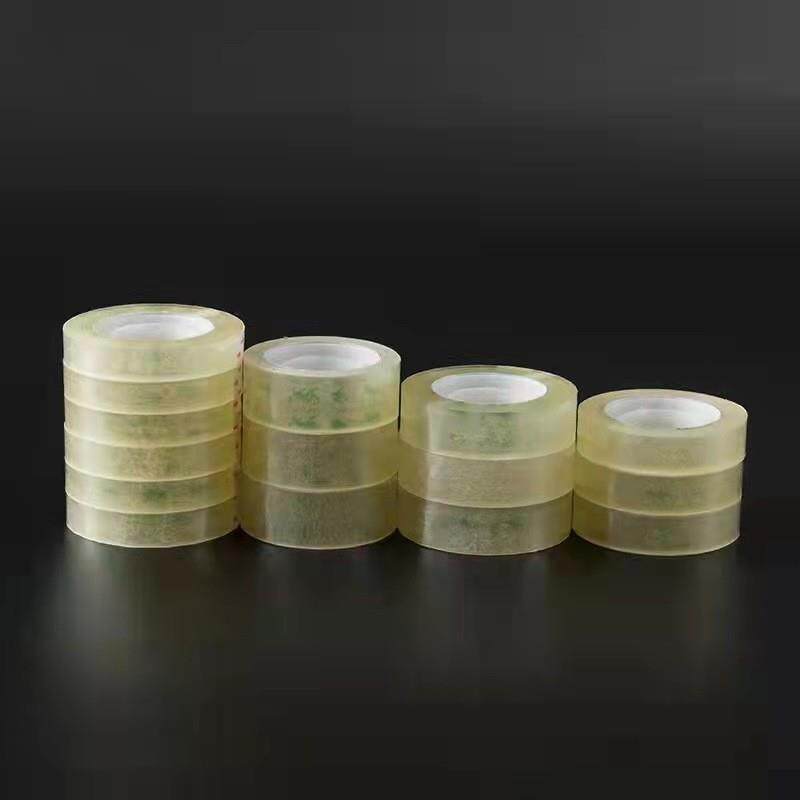 手撕文具胶带小胶布透明易撕易拉断小胶带纸宽1-1.2-1.5-1.8CM