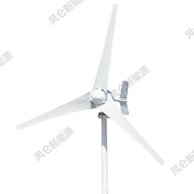 厂家供应水平轴800W1kw2kW风力发电机风光互补系统家用路灯工程用