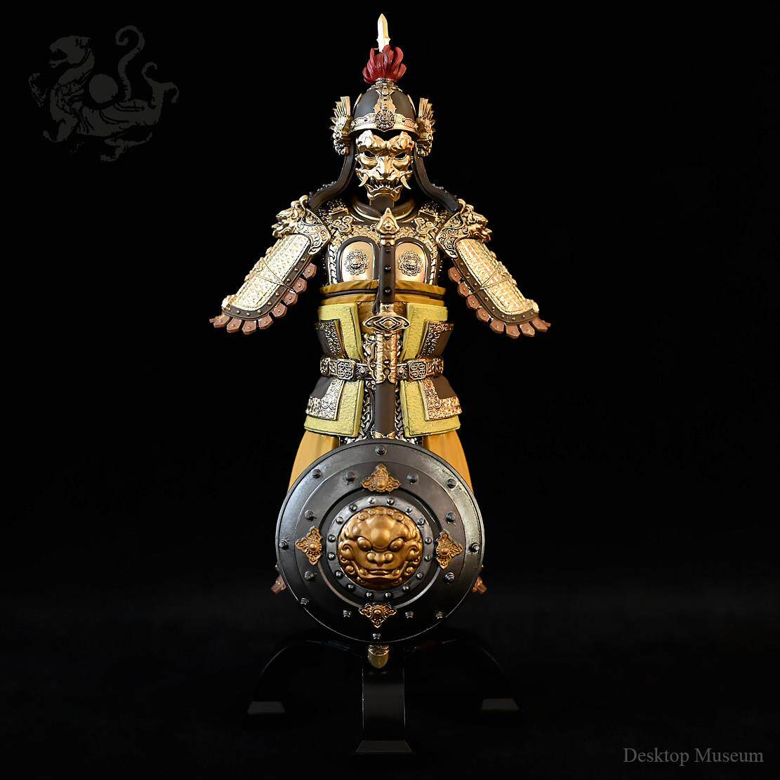 龙飞兔舞 150MM桌面摆件 家居装饰品 唐宋树脂半身像LTCP-324