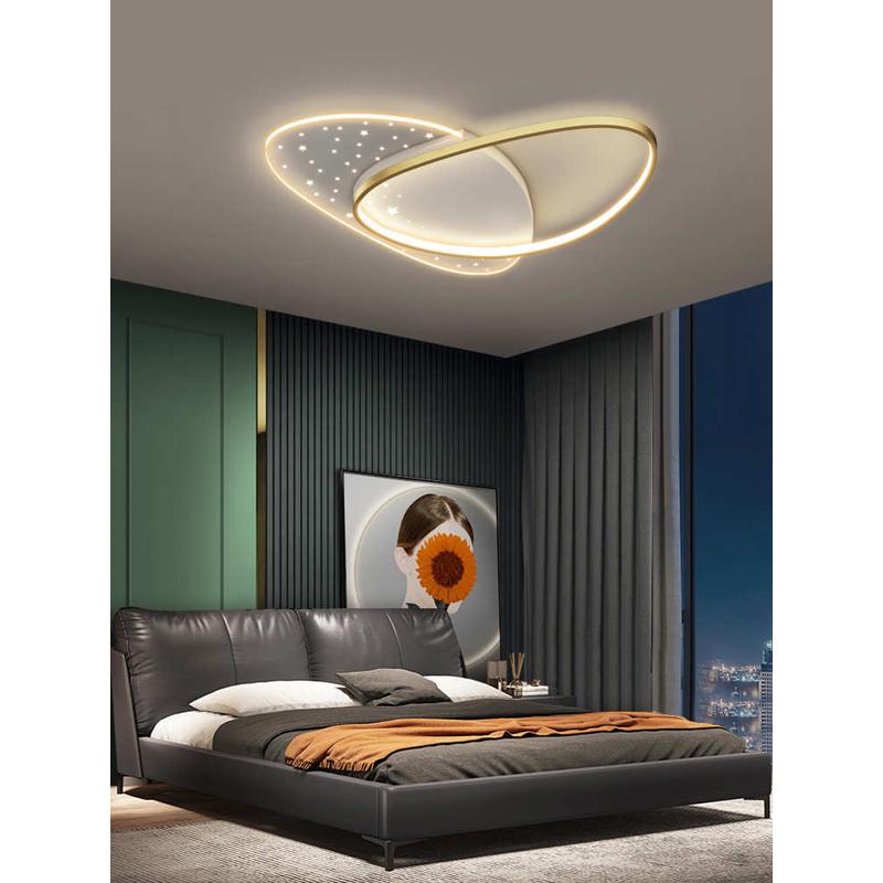 超薄吸顶灯led卧室灯现代简约圆形房间灯饰北欧客厅灯儿童房灯具