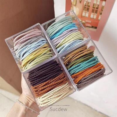 Trendy hair ties and elastic bands for women, Korean minimal