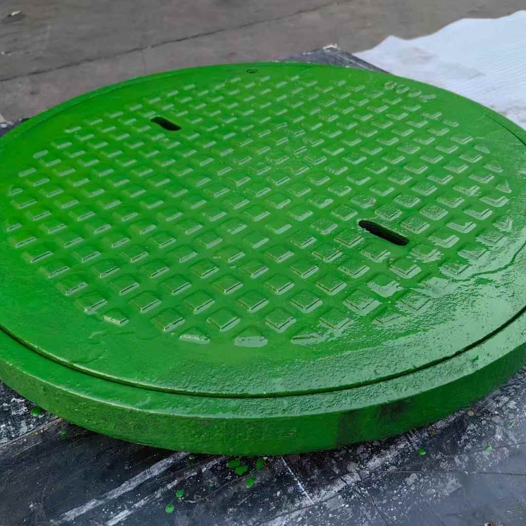 D700Q-M精密铸钢屏蔽井盖D600密闭铸钢材质抗压性强现货速发