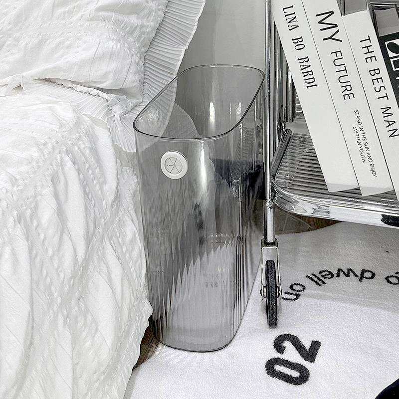 窄缝垃圾桶卡通卫生间家用2026新款厕所纸篓客厅创意无盖卫生桶小