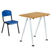 厂直销训班家桌椅中小学学生学669习书桌校补习兴趣托管辅导课桌