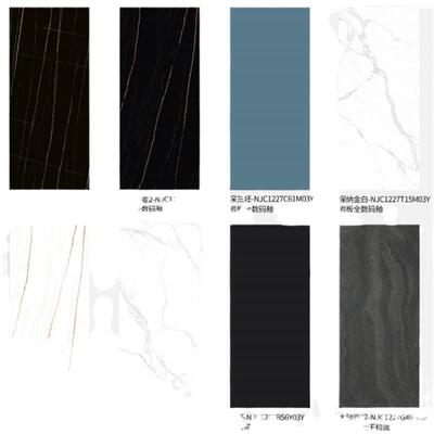 劳伦特黑金15MM厚20MM厚岩板橱柜台面加工定治蓝色人造石材台面板