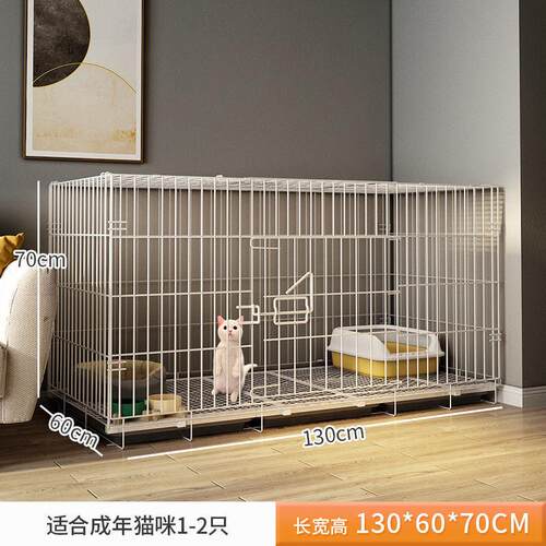 幼空小型带宠物舍笼子笼不猫猫猫一体占地猫折叠室内家用猫咪厕所