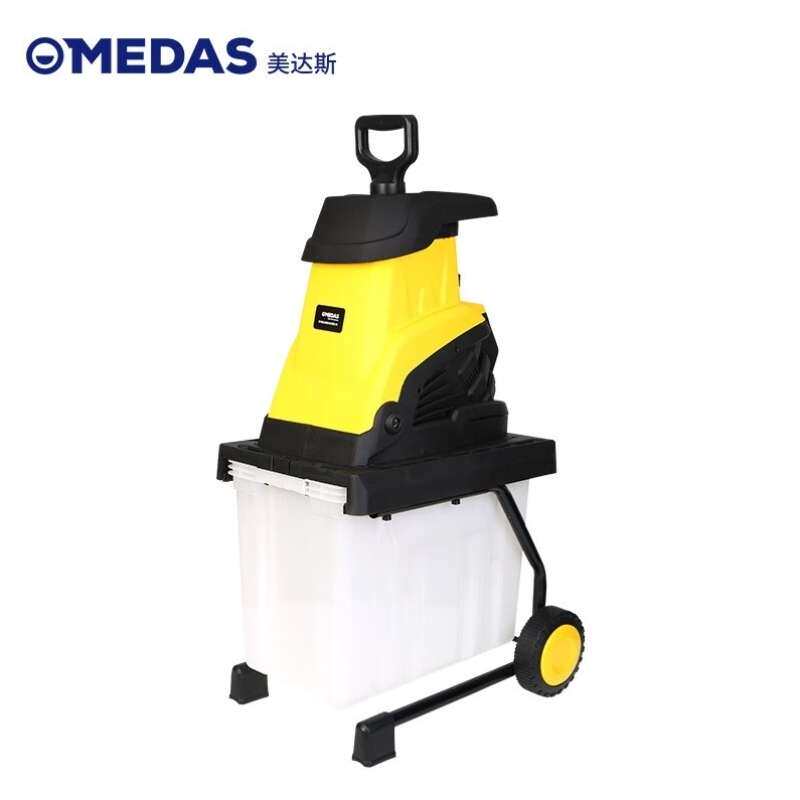 美达斯电动碎枝机碎木机果园树枝粉碎机树叶粉碎机碎叶机2500W大