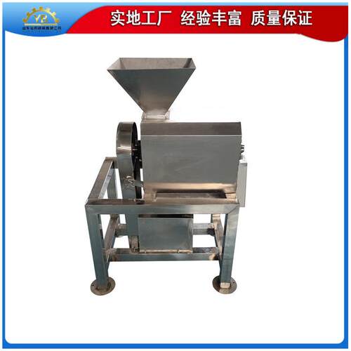 大型水果去核打浆机厂家直售食品加工树莓杨梅枇杷不锈钢打浆设备