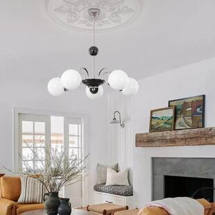 casa照明法式 覆古客厅魔豆吊灯中古轻奢卧室灯现代包豪斯饭厅灯具