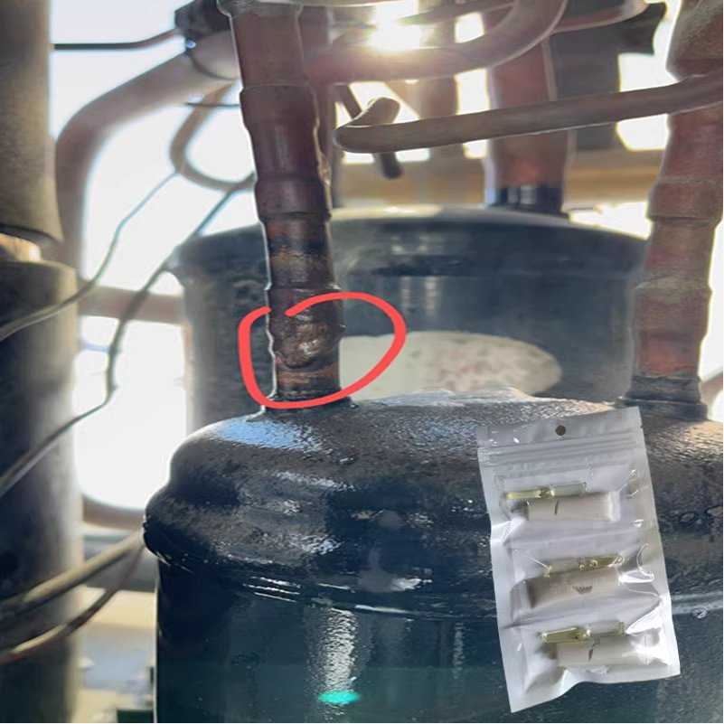 压缩机铜管补漏胶焊接胶水高压铜管补漏胶耐高温220度空调冷库管