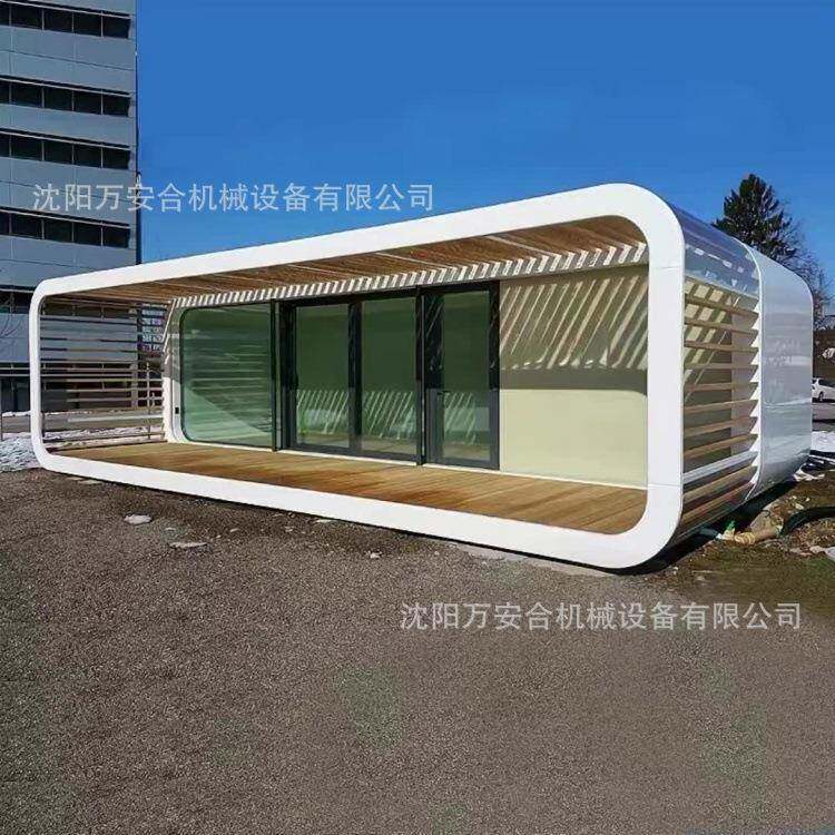 大连太空舱户外集装箱活动板房移动成品房屋房屋微宿集成轻钢别墅