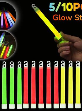 10PCS Fluorescence Glow Stick Military Glow Light Sticks