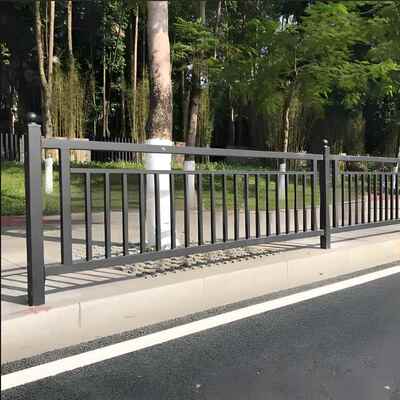 道路市政护栏马路人行道安全栅栏人车分流甲型隔离防撞围栏定制