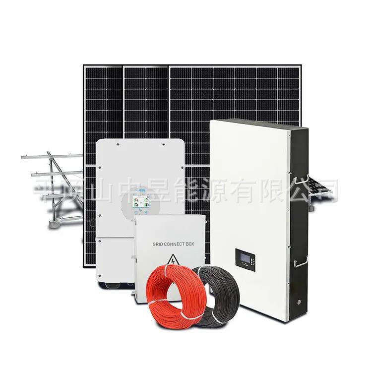 户用混合三相德业deye逆变器防逆流光伏10千瓦并网储能系统10KW